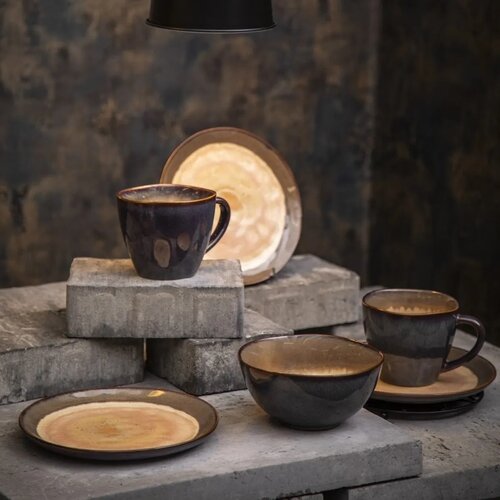 Altom Keramična skleda Reactive Patyna rjava, 600ml