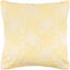 Veba Poszewka na poduszkę z adamaszku Geon Art Kwiat żółty, 40 x 40 cm