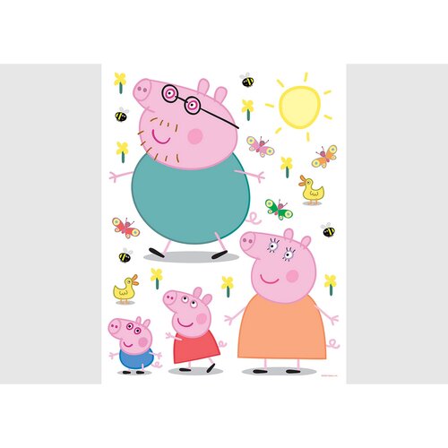 Decorațiuni autoadezive Peppa Pig Classic, 65 x 85cm