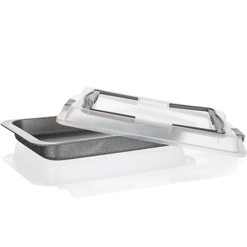 Banquet Plech s nepriľnavým povrchom Granite s vekom, 42 x 29 x 4,5 cm