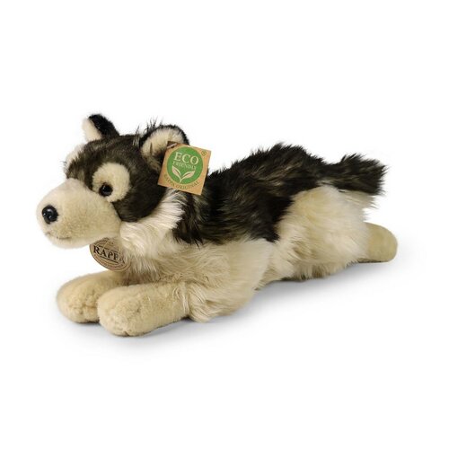 Rappa Plush wolf lying down 32 cm ECO - FRIENDLY