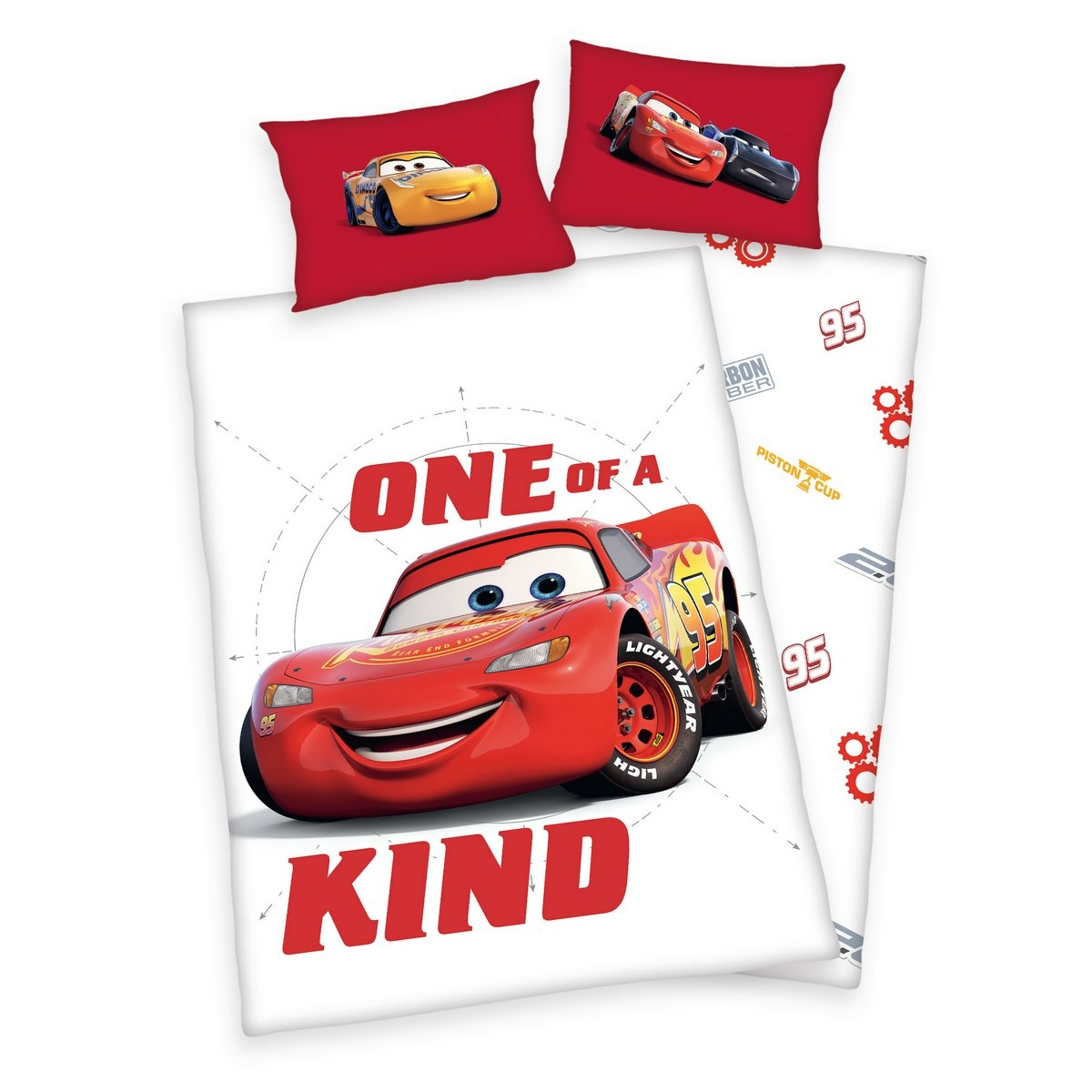 Poza Lenjerie de pat pentru copii Herding Cars, 40 x 60 cm, 100 x 135 cm