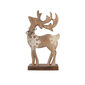 4Home Dekoracja z drewna mango Snowflake Deer, 33 cm