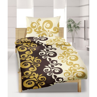 Lenjerie pat 1 pers. Retro, bumbac, 140 x 200 cm, 70 x 90 cm