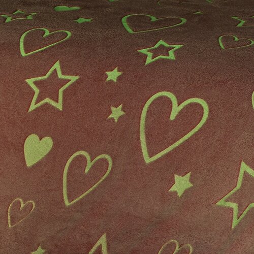 4Home Heart világító bolyhos takaró, 150 x 200 cm