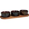 EH servirni set Torrente, 4 kos, zelen, 29 x 10 cm