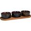 EH servirni set Torrente, 4 kos, zelen, 29 x 10 cm