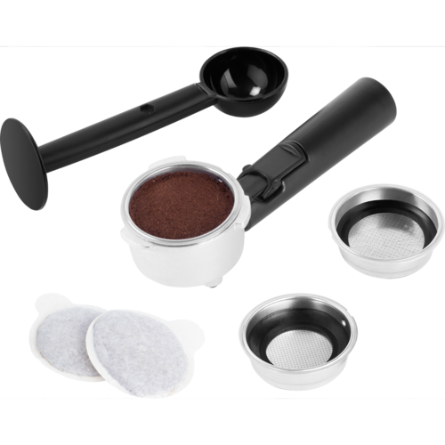 ECG ESP 20301 Black kavni aparat z ročajem, 1,25l, črn