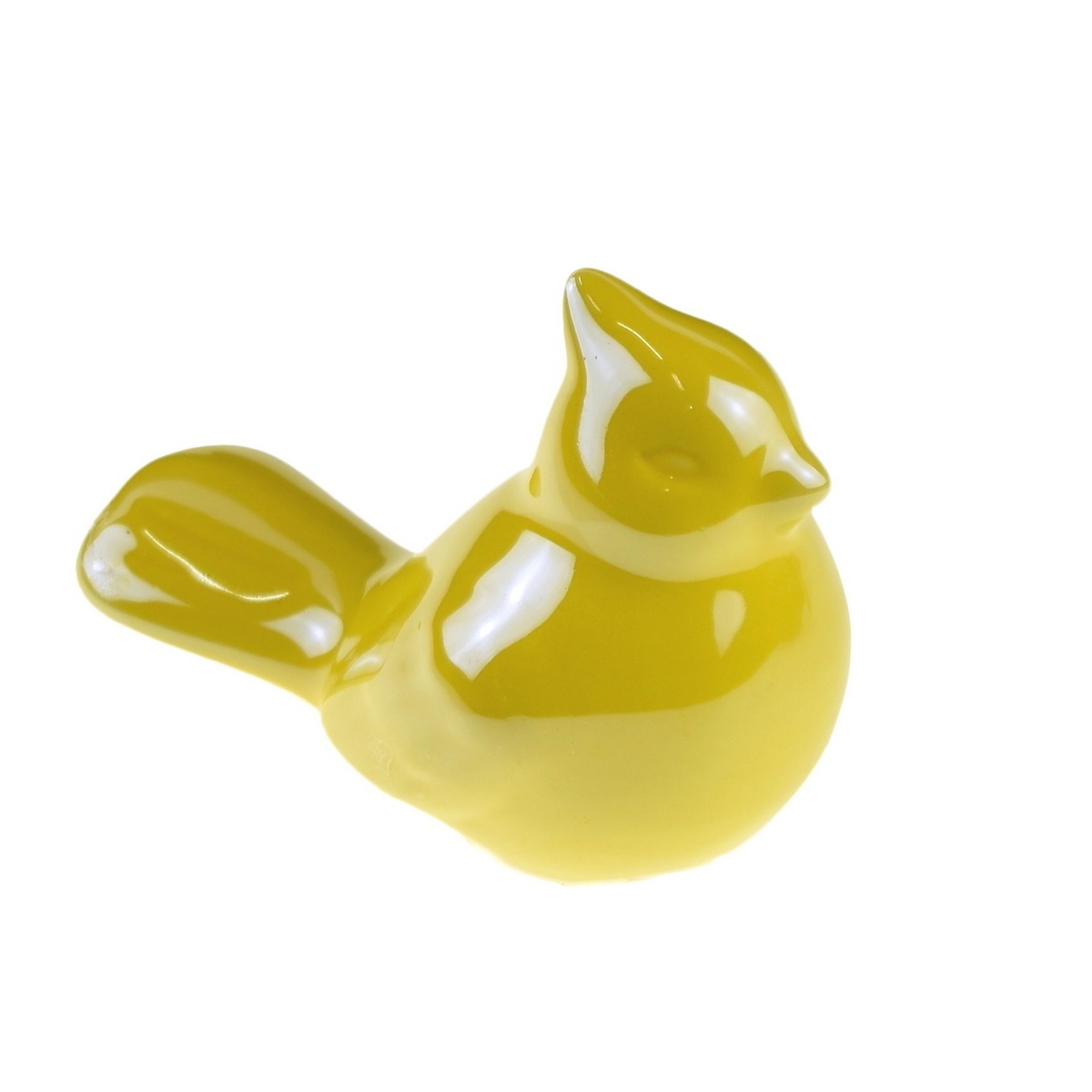 Veľkonočné keramický Vtáčik Yello žltá, 8 cm