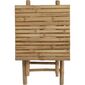 Składany stolik bambusowy Meerut, 40 x 45 x 40  cm