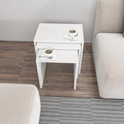 Odkladací stolík SHP White, 3 ks