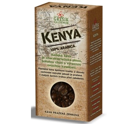 Grešík Kenya káva 100g, černá