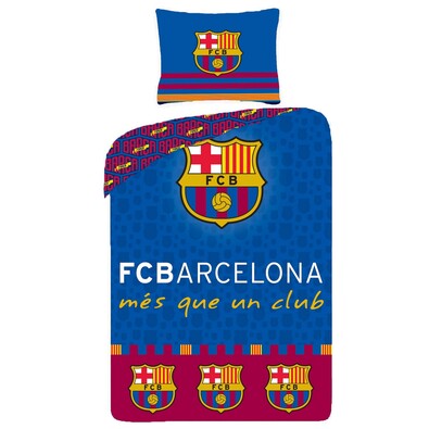 Pościel bawełniana FC Barcelona 8010, 140 x 200 cm, 70 x 90 cm