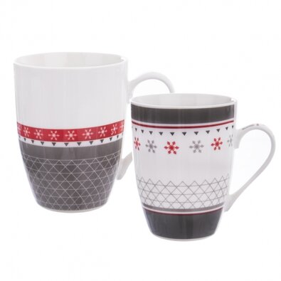 Orion porcelán bögre Christmas 340 ml, 2 db
