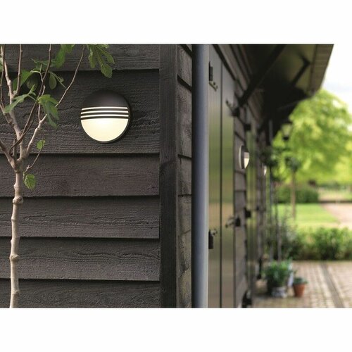 Lampă de perete cu LED Philips 17296/30/16 pentru exterior Yarrow 21 cm, negru
