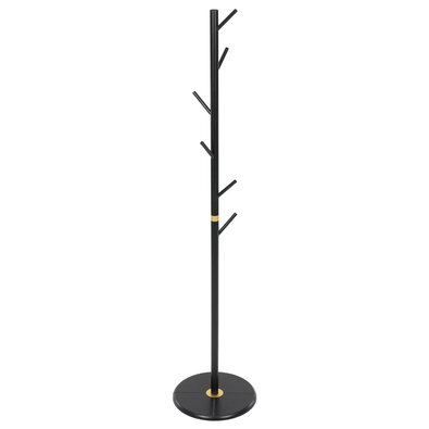 Autronic DR-N1006 BK Leseni stojan za obešalnik,črn, 40 x 175 cm
