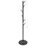 Autronic DR-N1006 BK Leseni stojan za obešalnik,črn, 40 x 175 cm
