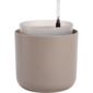 Plastia Selbstbewässernder Blumentopf Tolita Braun, Durchmesser 19 cm