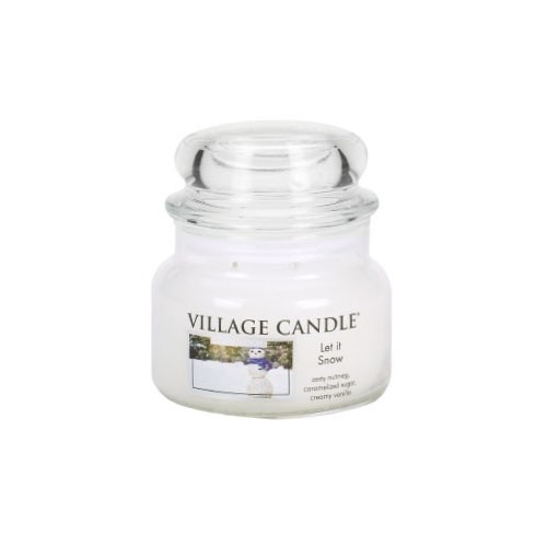Village Candle Vonná sviečka v skle Snehová nádielka - Let It Snow, 269 g