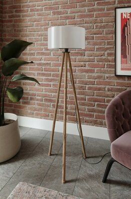 Stojací lampa KS-11104 Cream Brown