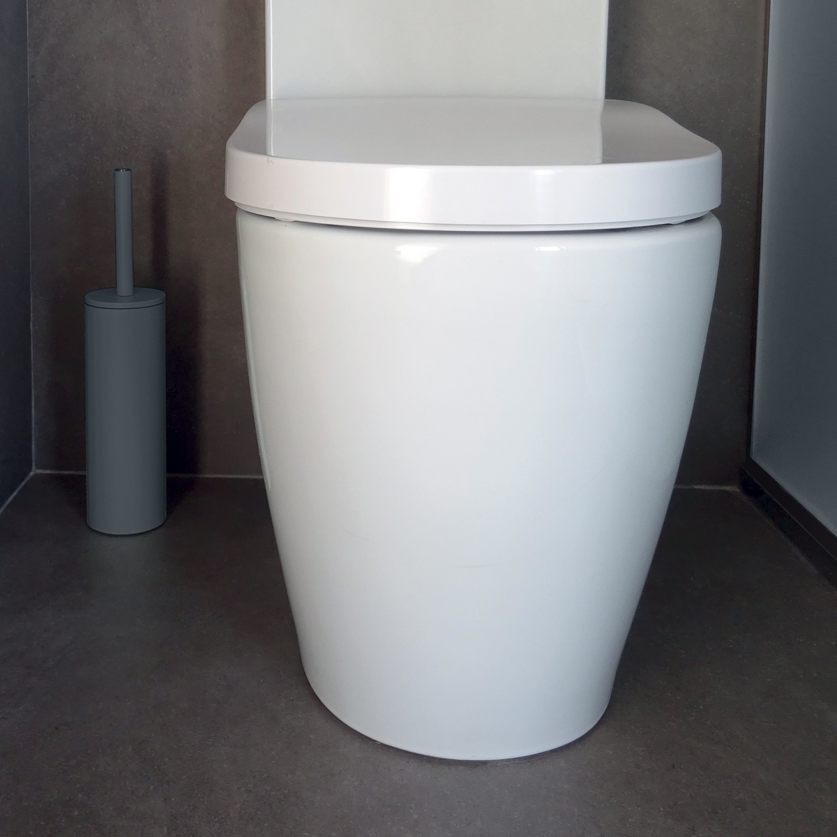 Spirella WC kefe Akira, matt szürke, szürke termék 2. képe