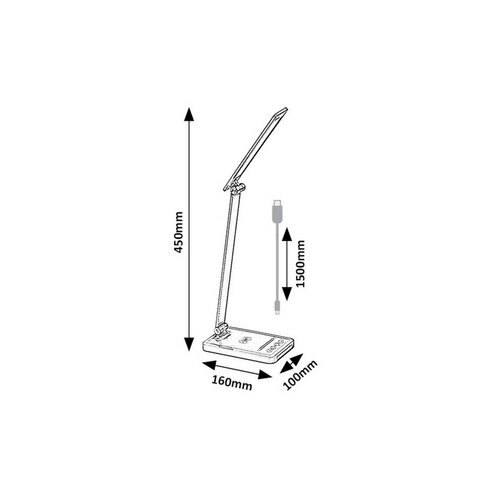 Rabalux 74213 funkční stolní LED lampa Traze