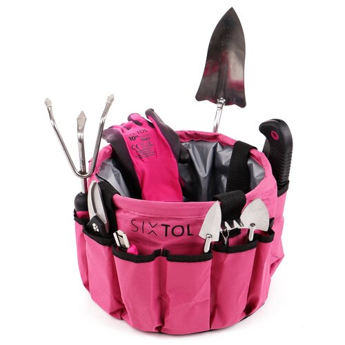 Sixtol Gartengeräte-Set Garden pink, 10 Stück