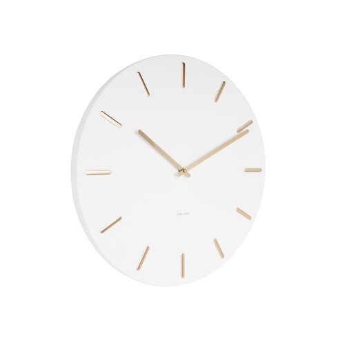 Karlsson KA5716WH Дизайнерський настінний годинник, 45 см