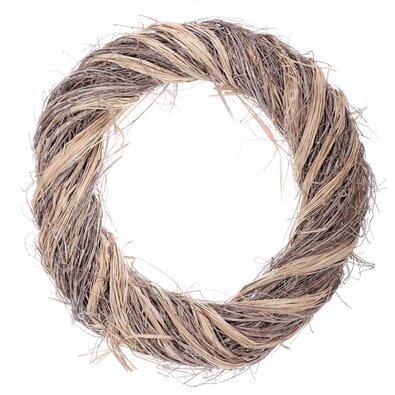 Wieniec wiklinowy szaro-brązowy, śr. 50 cm