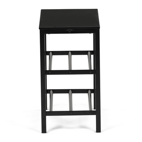 Raft pentru pantofi 83168-42 BK, metal, negru