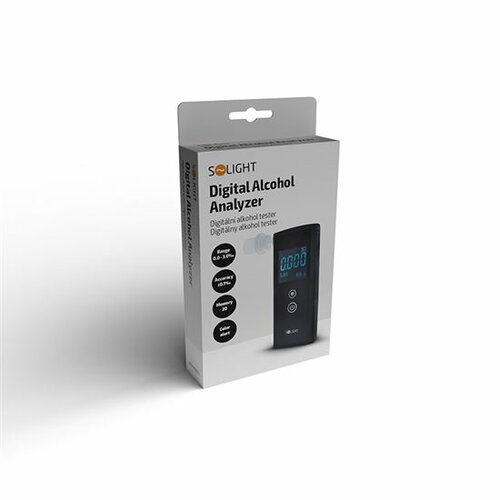 Solight 1T04A Alkohol tester, 0,0 - 3,0 ‰ BAC, presnosť 0,1‰
