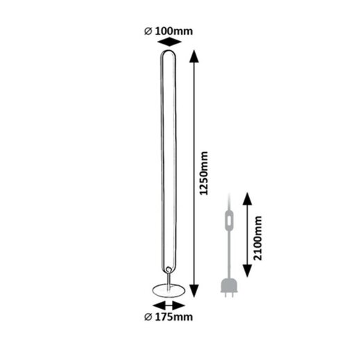 Lampă de podea Rabalux 74051 Barto