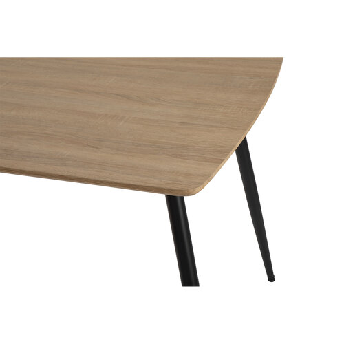 Masă de sufragerie VIBE 120, stejar natural
