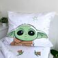 Lenjerie pat din bumbac Jerry Fabrics Star Wars Baby Yoda, 140 x 200 cm, 70 x 90 cm