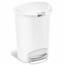 Simplehuman pedálos kuka, 50 l, fehér