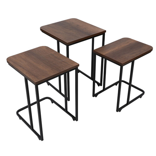 Odkladací stolík Ce Metal Zigon, 3 ks