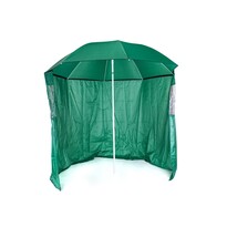 Umbrelă de grădină Happy Green cu panou, diam. 230 cm