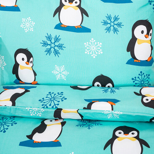 Lenjerie de pat din bumbac pentru copii 4Home Arctic Friends, 100 x 135 cm, 40 x 60 cm