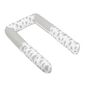 Bellatex Crib Mantle cilindru Clouds gri, 240 cm