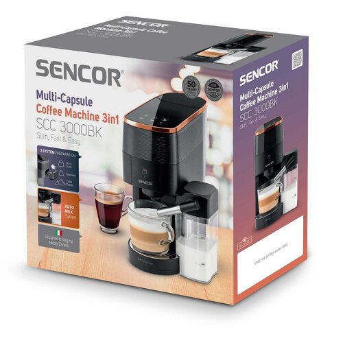 Sencor SCC 3000BK kávovar na kapsule