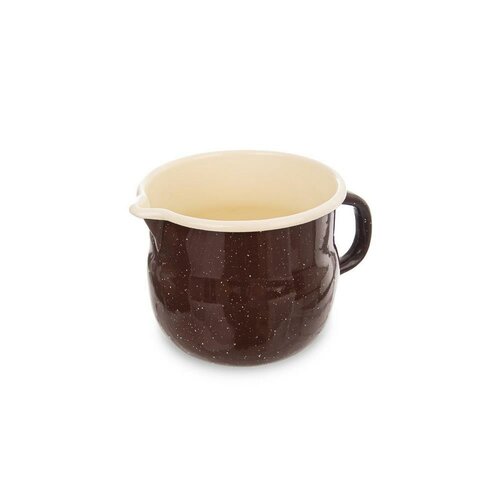 Orion Emaille Becher Brown BELLY, 12 cm