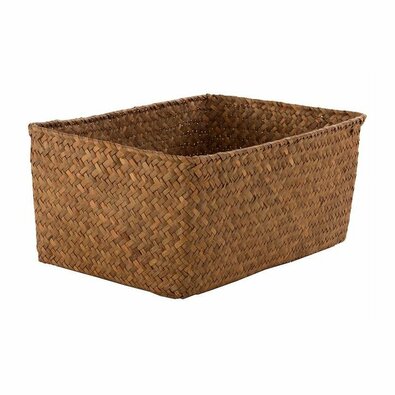 Compactor Ročno pletena košara za shranjevanjeKITO 30 x 20 x 13 cm, karamel