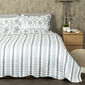 4Home Narzuta na łóżko Blue Patrones, 140 x 220 cm, 50 x 70 cm