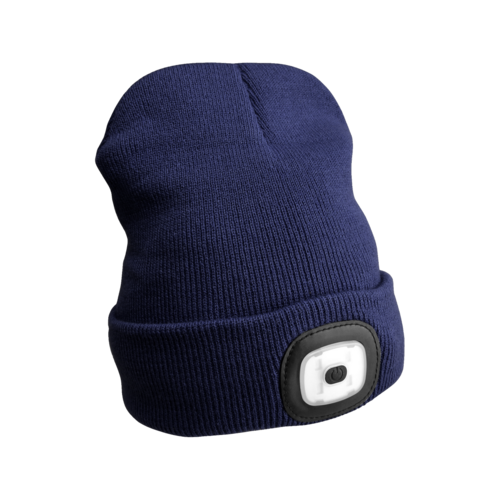 Sixtol Kapa s čelovkou 45 lm, USB, uni, modra