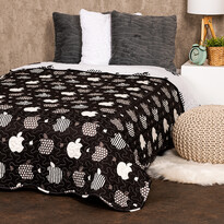 4Home Narzuta na łóżko Black fruit, 140 x 220 cm