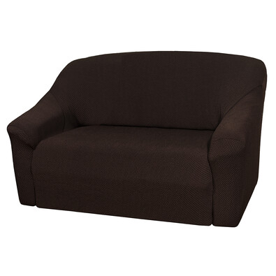 4Home Pokrowiec multielastyczny na sofę, brązowy Elegant, 140 - 180 cm