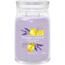 Yankee Candle ароматична свічка Signature у склі велика Lemon Lavender, 567 г