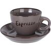 Steinguttasse mit Untertasse Espresso, 100 ml,