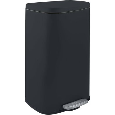 Coș de gunoi cu pedală soft-close Spirella Akira 30 l, negru mat