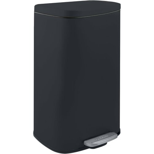 Spirella Soft-close Akira pedálos hulladékgyűjtő 30 l, matt fekete
